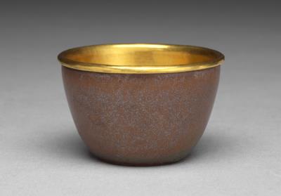 图片[2]-Purple-granule stacking cup in brown glaze, Qing dynasty, Qianlong reign (1736-1795)-China Archive